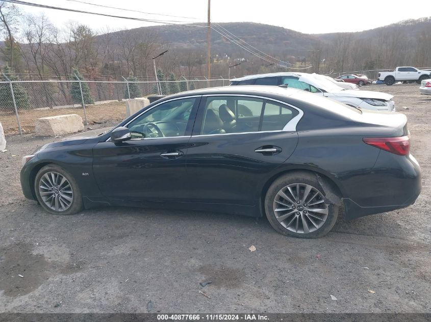 2018 Infiniti Q50 3.0T Luxe VIN: JN1EV7AR2JM444460 Lot: 40877666