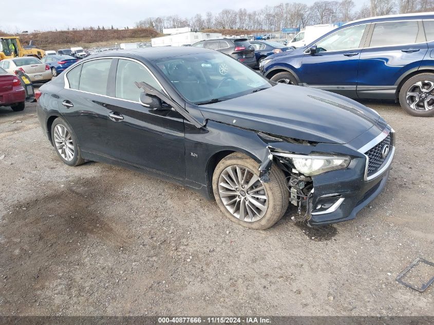 2018 Infiniti Q50 3.0T Luxe VIN: JN1EV7AR2JM444460 Lot: 40877666