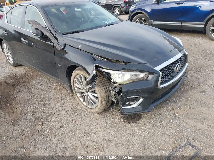 2018 Infiniti Q50 3.0T Luxe VIN: JN1EV7AR2JM444460 Lot: 40877666