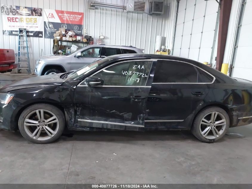 2014 Volkswagen Passat 2.0L Tdi Sel Premium VIN: 1VWCN7A35EC022370 Lot: 40877726