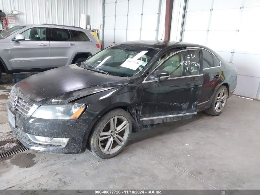 2014 Volkswagen Passat 2.0L Tdi Sel Premium VIN: 1VWCN7A35EC022370 Lot: 40877726