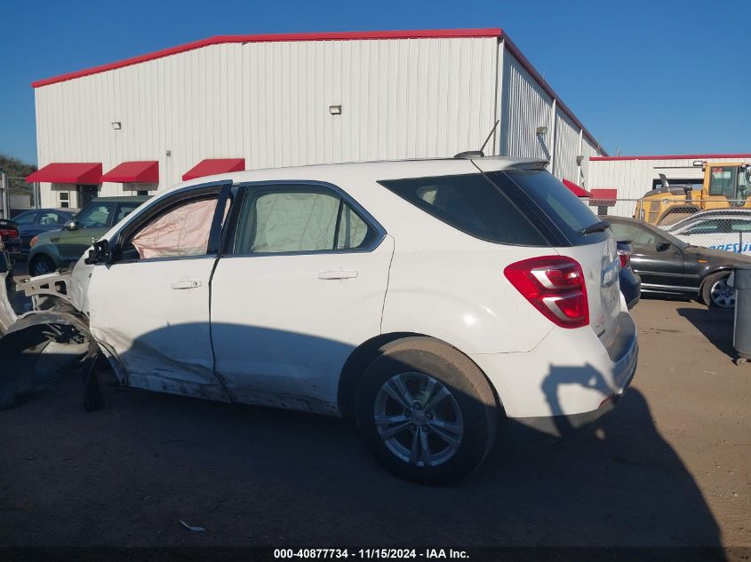 2016 Chevrolet Equinox Ls VIN: 2GNALBEK4G1147607 Lot: 40877734