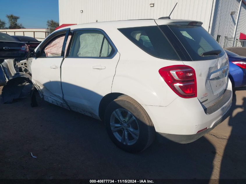 2016 Chevrolet Equinox Ls VIN: 2GNALBEK4G1147607 Lot: 40877734