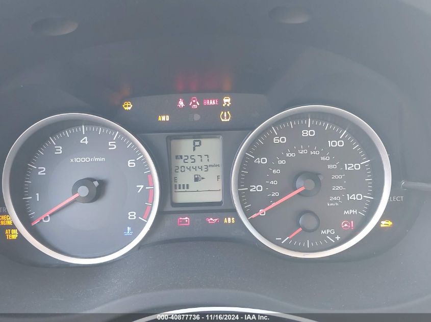 2013 SUBARU XV CROSSTREK 2.0I PREMIUM - JF2GPACC6D2891848