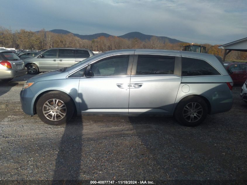 2012 Honda Odyssey Ex-L VIN: 5FNRL5H62CB087605 Lot: 40877747