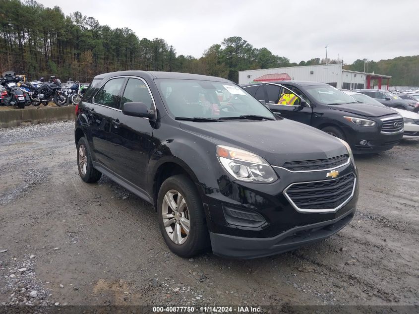 2017 Chevrolet Equinox Ls VIN: 2GNALBEK4H1514510 Lot: 40877750