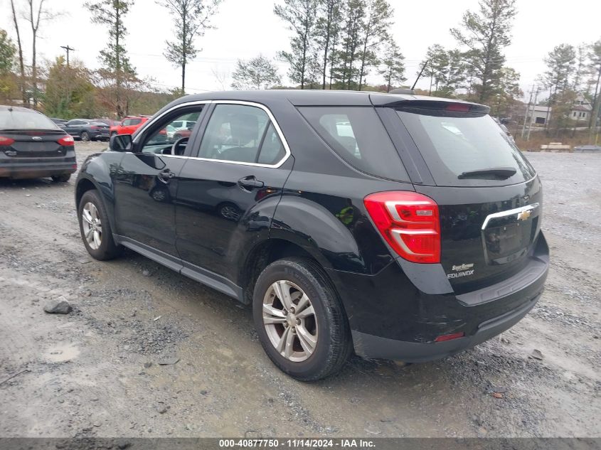 2017 Chevrolet Equinox Ls VIN: 2GNALBEK4H1514510 Lot: 40877750