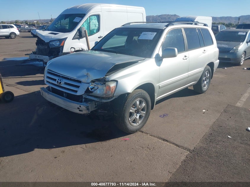 JTEGP21A640039416 2004 TOYOTA HIGHLANDER photo no. 2