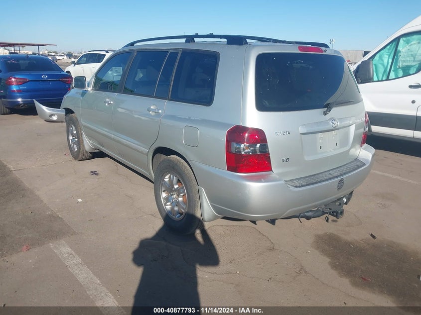 JTEGP21A640039416 2004 TOYOTA HIGHLANDER photo no. 3