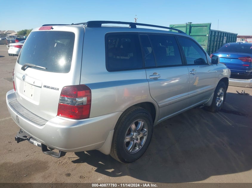 JTEGP21A640039416 2004 TOYOTA HIGHLANDER photo no. 4