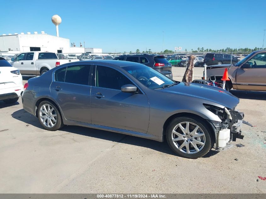 2012 Infiniti G37 Journey VIN: JN1CV6AP8CM937093 Lot: 40877812