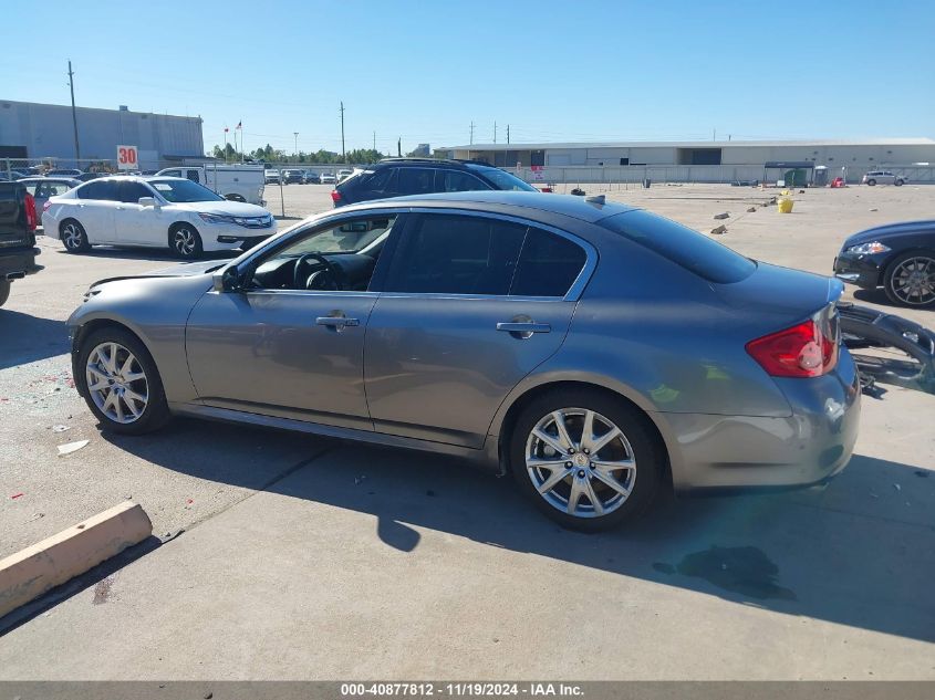 2012 Infiniti G37 Journey VIN: JN1CV6AP8CM937093 Lot: 40877812