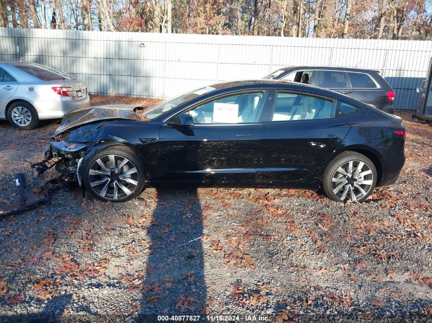 2025 Tesla Model 3 VIN: 5YJ3E1EB2SF875728 Lot: 40877827