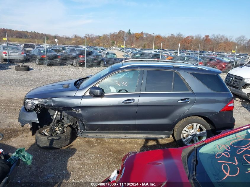 2015 Mercedes-Benz Ml 350 4Matic VIN: 4JGDA5HB6FA548665 Lot: 40877830