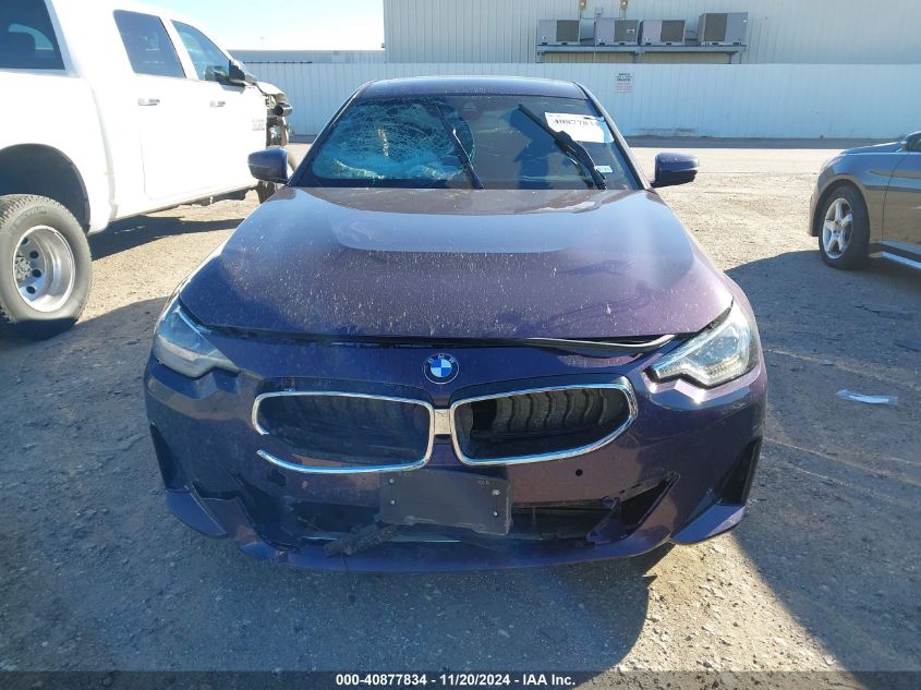 2022 BMW 230 I VIN: 3MW23CM07N8C46016 Lot: 40877834