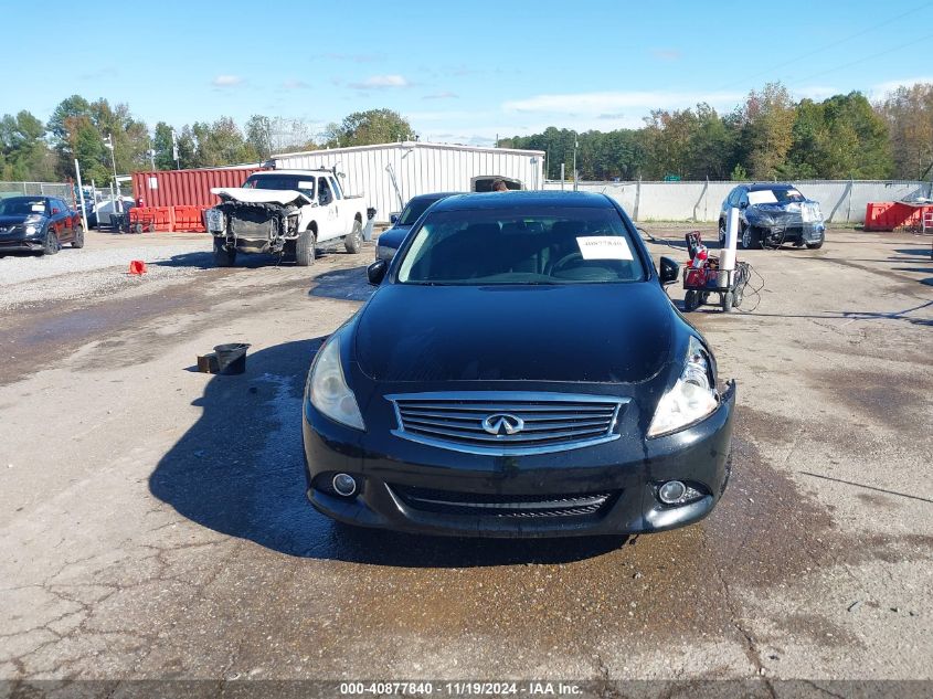 2013 Infiniti G37X VIN: JN1CV6AR2DM767431 Lot: 40877840