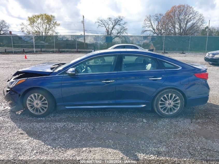 2015 Hyundai Sonata Limited VIN: 5NPE34AFXFH106832 Lot: 40877842