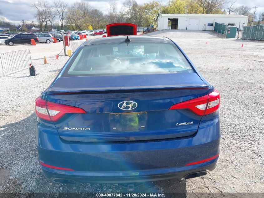 2015 Hyundai Sonata Limited VIN: 5NPE34AFXFH106832 Lot: 40877842