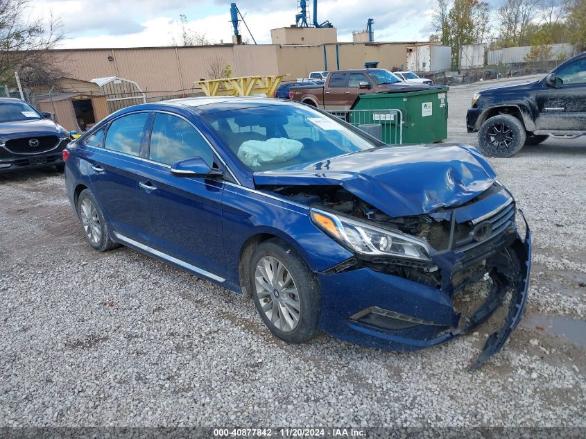 2015 Hyundai Sonata Limited VIN: 5NPE34AFXFH106832 Lot: 40877842