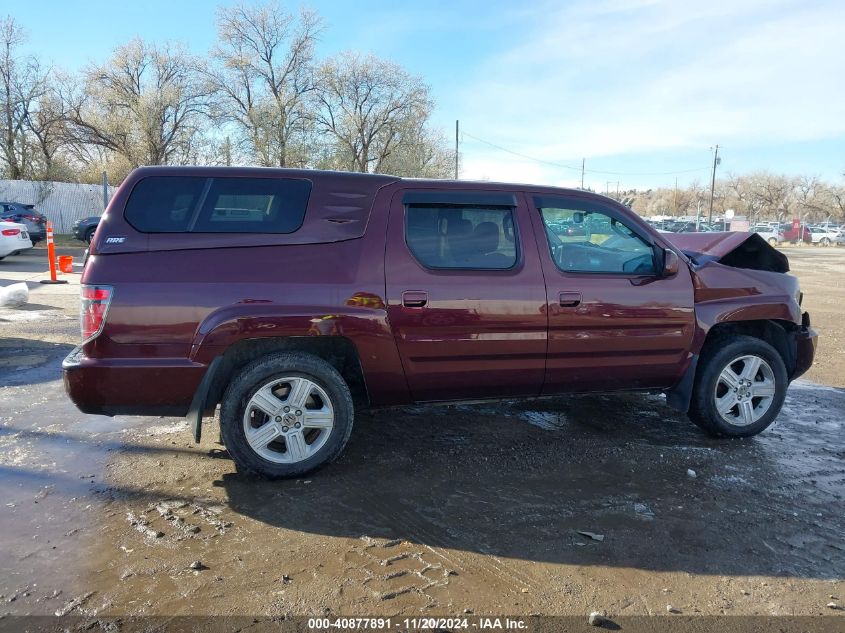 2013 Honda Ridgeline Rtl VIN: 5FPYK1F59DB008800 Lot: 40877891