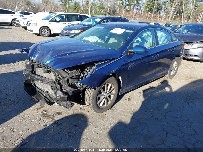 VIN 5NPE24AF7KH754366 2019 Hyundai Sonata, SE no.2