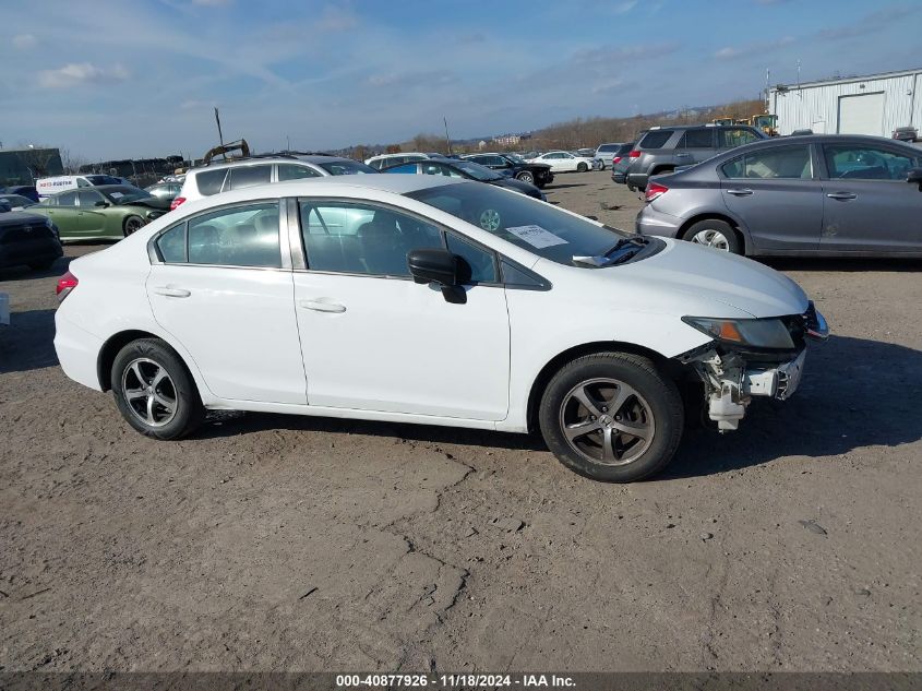 2015 Honda Civic Se VIN: 19XFB2F72FE258105 Lot: 40877926