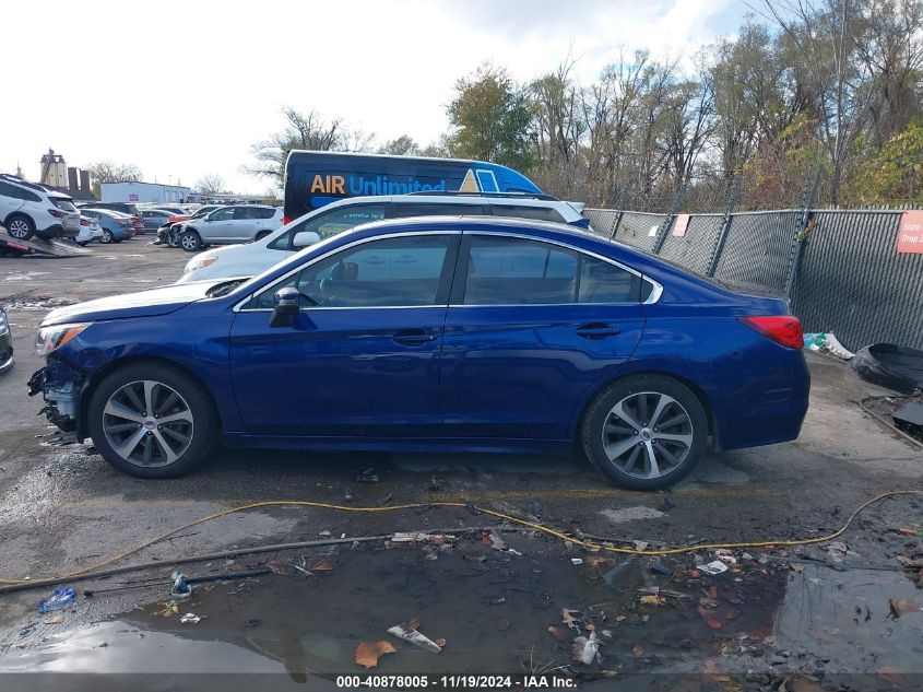 2016 Subaru Legacy 2.5I Limited VIN: 4S3BNBN6XG3015374 Lot: 40878005