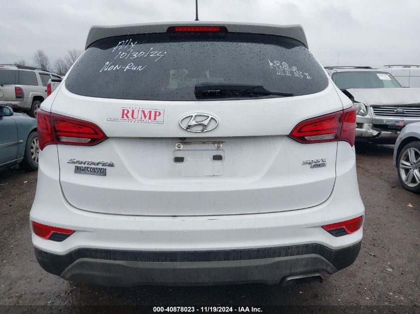 2018 Hyundai Santa Fe Sport 2.4L VIN: 5NMZTDLB7JH089019 Lot: 40878023