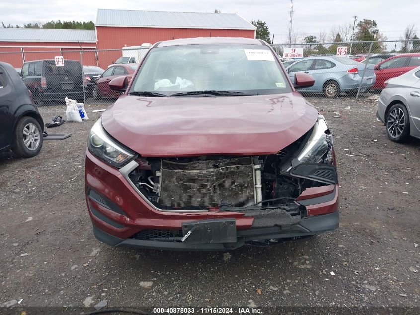 2017 Hyundai Tucson Se VIN: KM8J23A46HU289287 Lot: 40878033