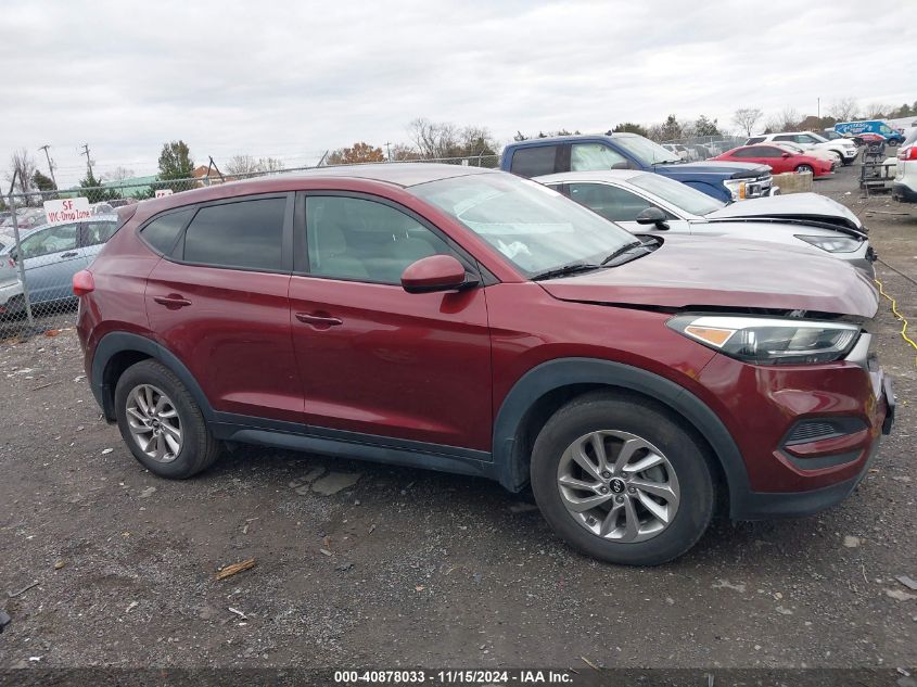 2017 Hyundai Tucson Se VIN: KM8J23A46HU289287 Lot: 40878033