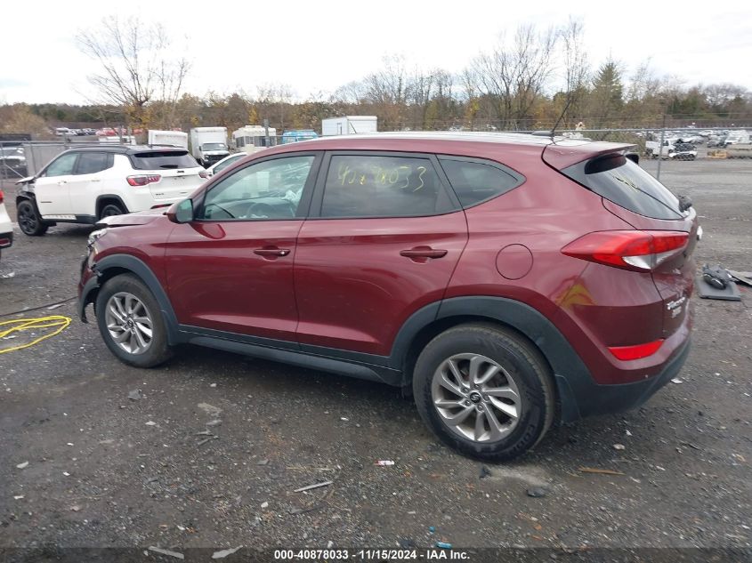 2017 Hyundai Tucson Se VIN: KM8J23A46HU289287 Lot: 40878033