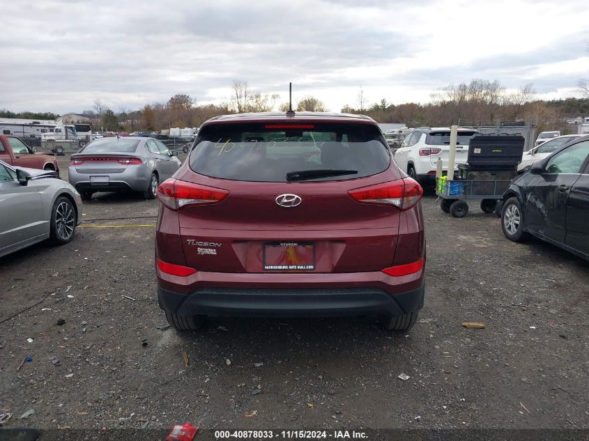 2017 Hyundai Tucson Se VIN: KM8J23A46HU289287 Lot: 40878033