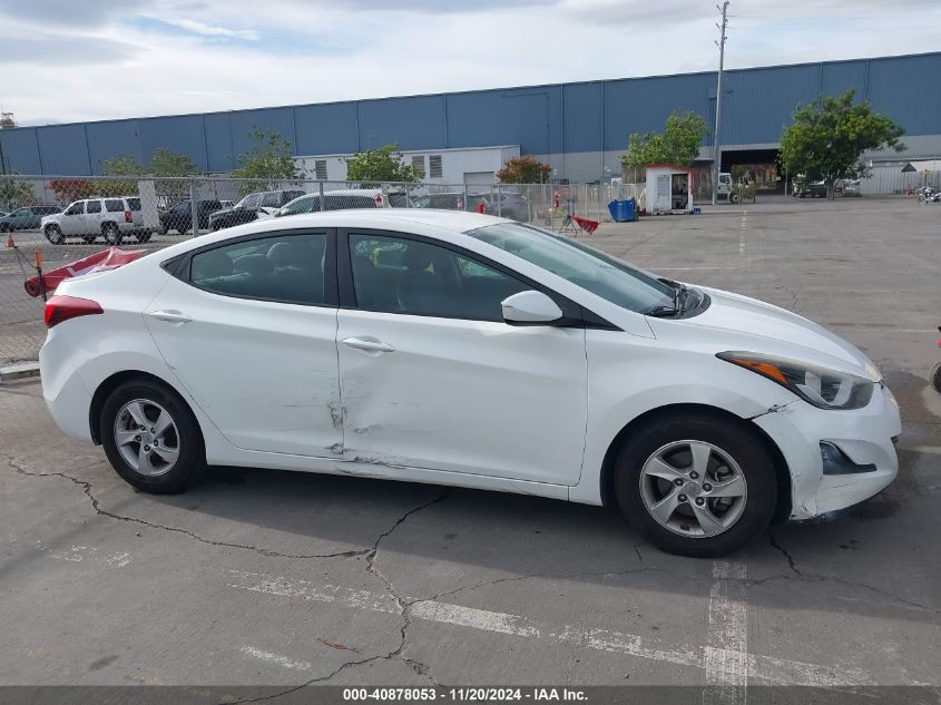 2014 Hyundai Elantra Se VIN: 5NPDH4AE7EH524686 Lot: 40878053