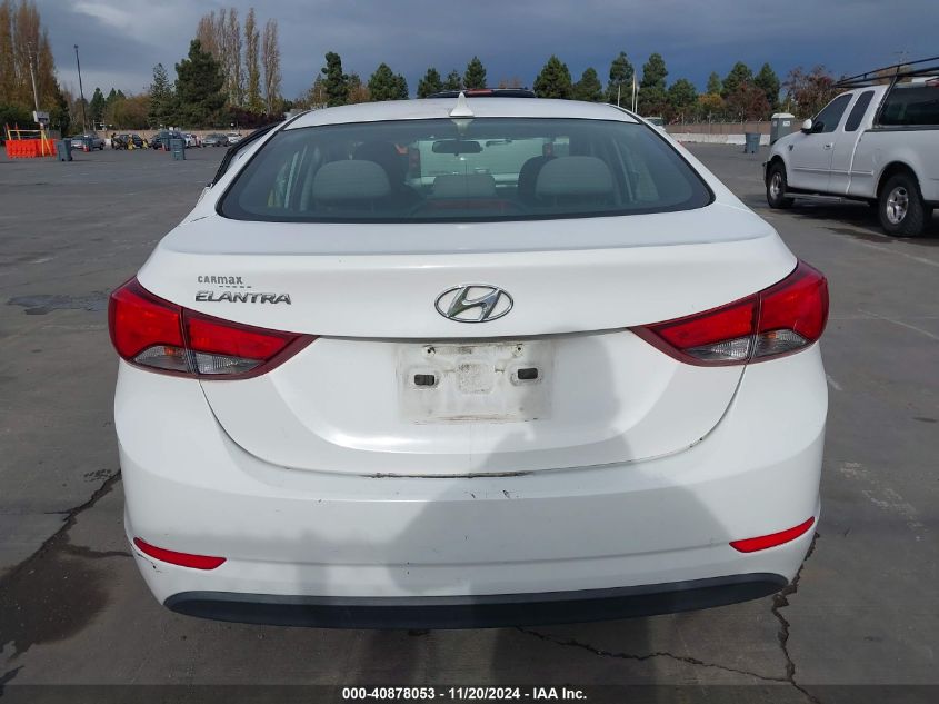 2014 Hyundai Elantra Se VIN: 5NPDH4AE7EH524686 Lot: 40878053