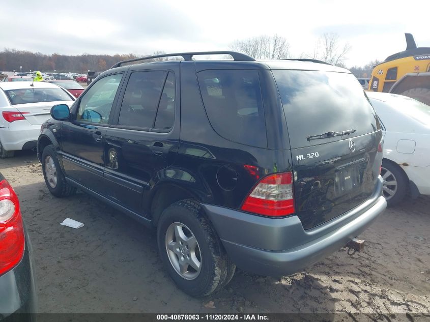 1998 Mercedes-Benz Ml 320 Classic VIN: 4JGAB54E6WA033696 Lot: 40878063