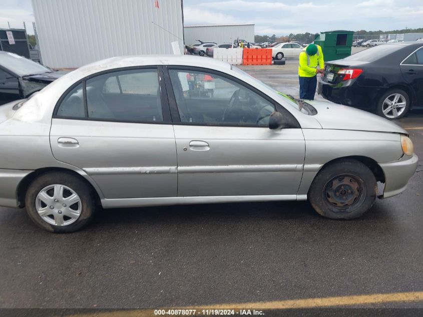 2001 Kia Rio VIN: KNADC123516065573 Lot: 40878077