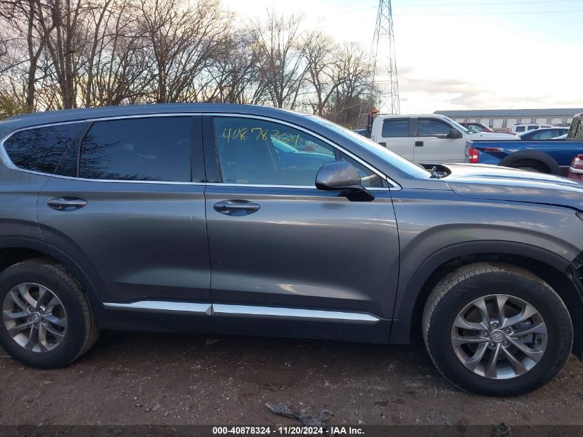 2019 Hyundai Santa Fe Sel VIN: 5NMS33AD9KH002643 Lot: 40878324