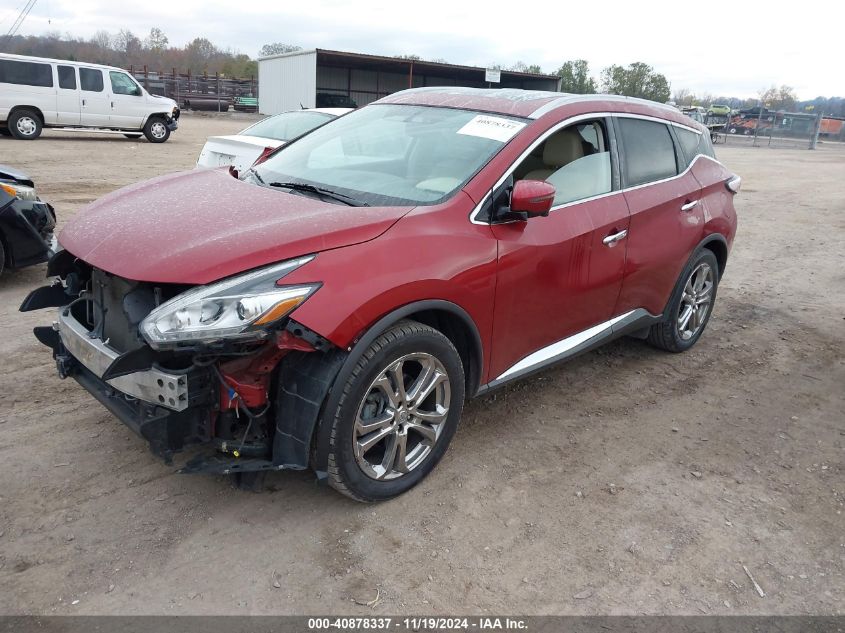 2018 Nissan Murano Platinum VIN: 5N1AZ2MH2JN198957 Lot: 40878337