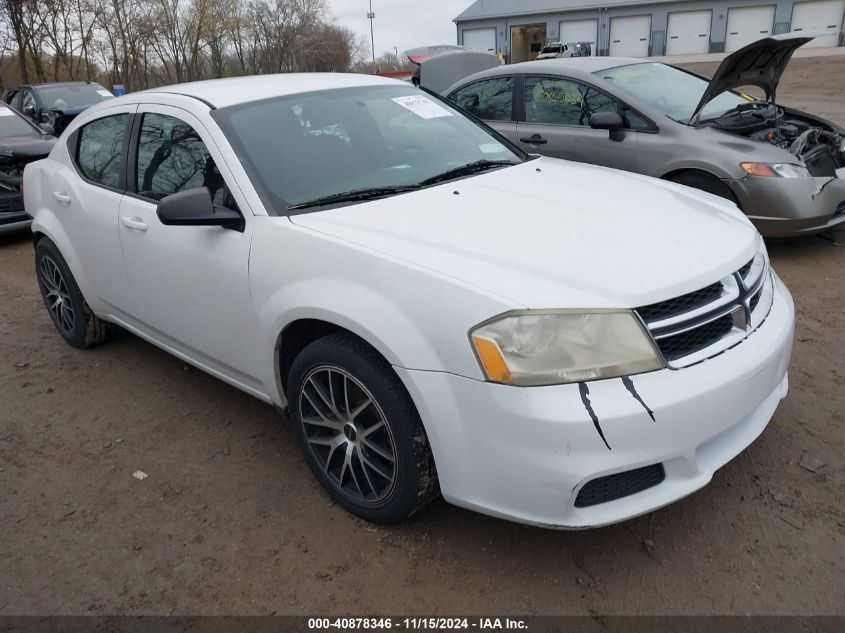 VIN 1C3CDZAB5DN605148 2013 Dodge Avenger, SE no.1