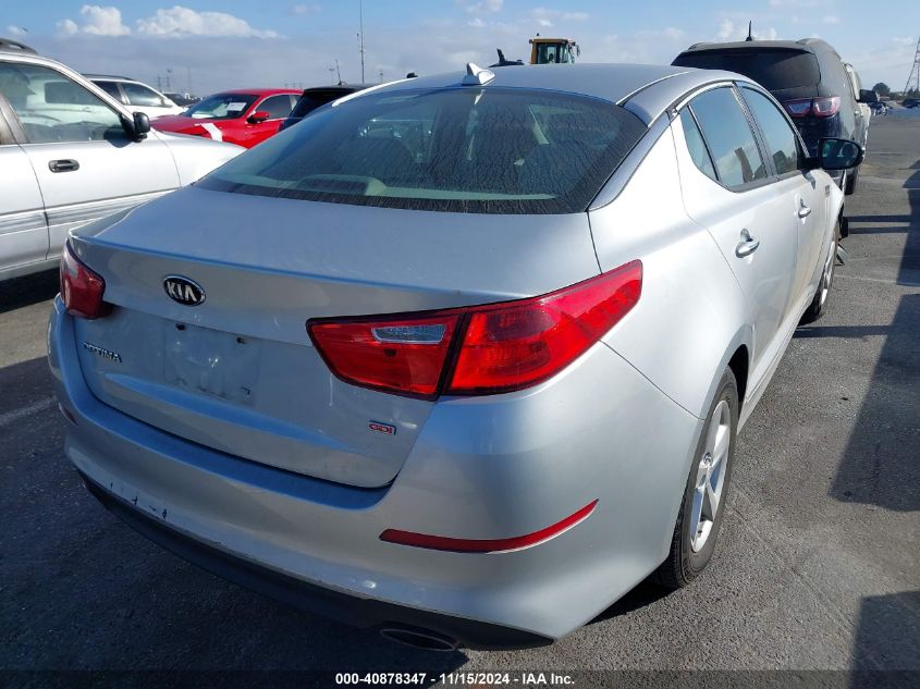 VIN 5XXGM4A76FG506770 2015 KIA Optima, LX no.4