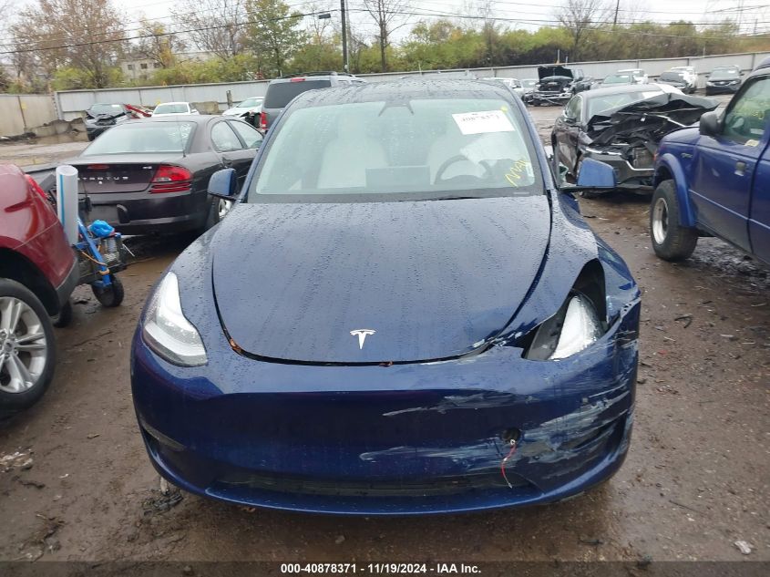 2021 TESLA MODEL Y LONG RANGE DUAL MOTOR ALL-WHEEL DRIVE - 5YJYGDEE5MS244728