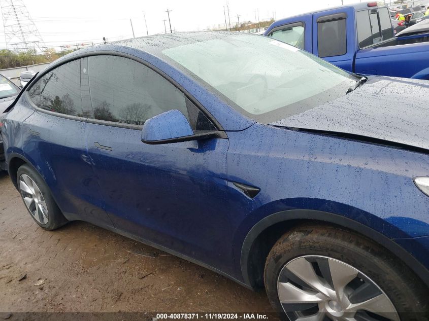 2021 Tesla Model Y Long Range Dual Motor All-Wheel Drive VIN: 5YJYGDEE5MS244728 Lot: 40878371