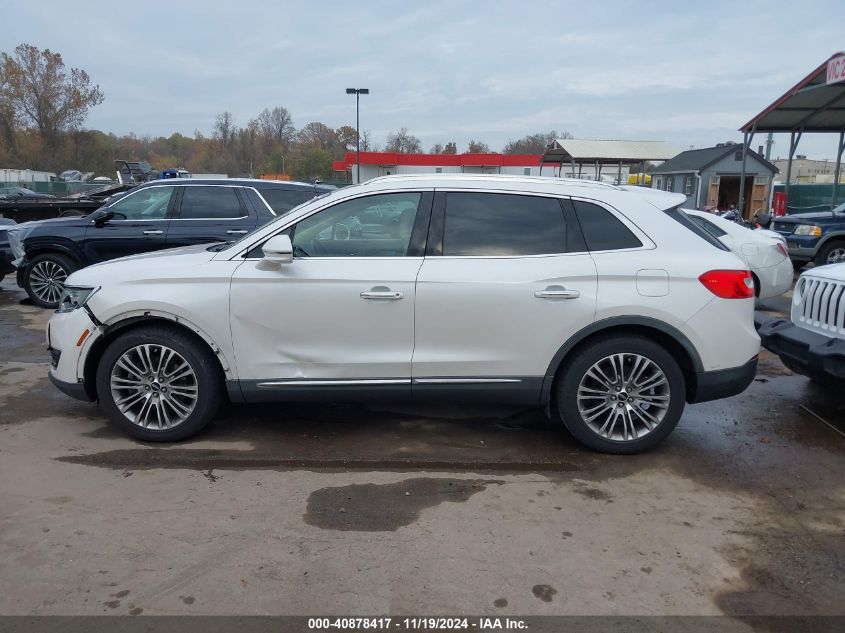 2016 Lincoln Mkx Reserve VIN: 2LMTJ8LR2GBL54341 Lot: 40878417