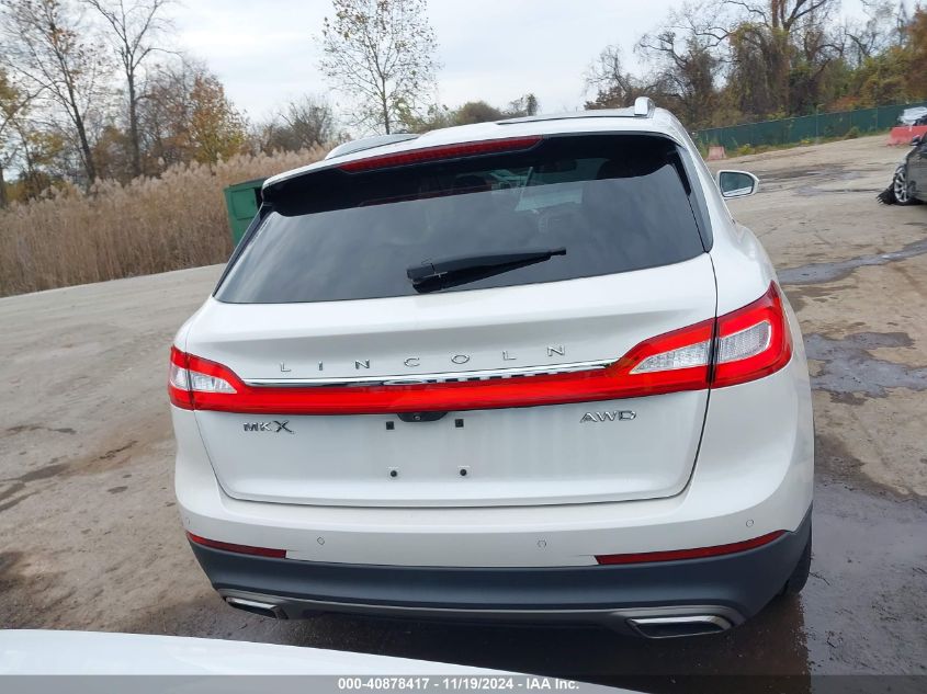 2016 Lincoln Mkx Reserve VIN: 2LMTJ8LR2GBL54341 Lot: 40878417