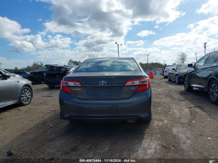 2013 Toyota Camry Le VIN: 4T1BF1FK2DU655258 Lot: 40878464