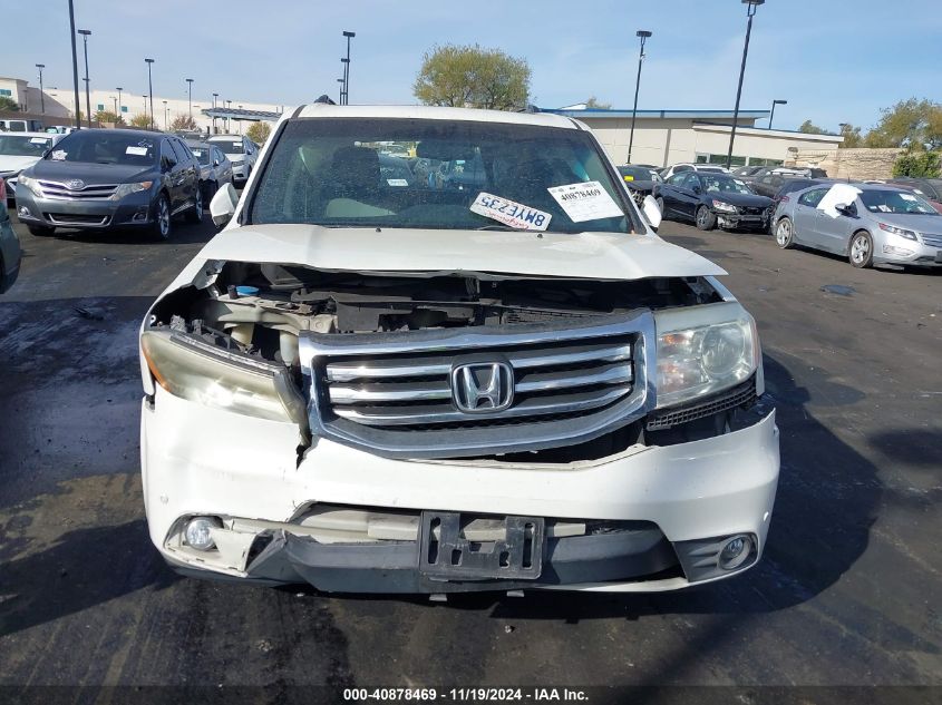 2014 Honda Pilot Touring VIN: 5FNYF4H92EB027303 Lot: 40878469