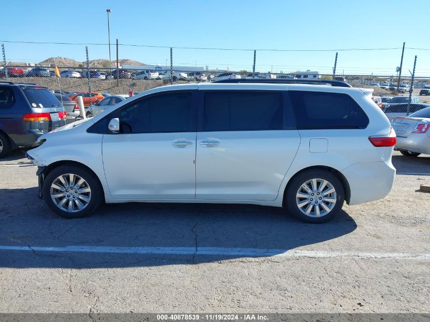 2016 Toyota Sienna Limited Premium 7 Passenger VIN: 5TDYK3DC1GS728176 Lot: 40878539