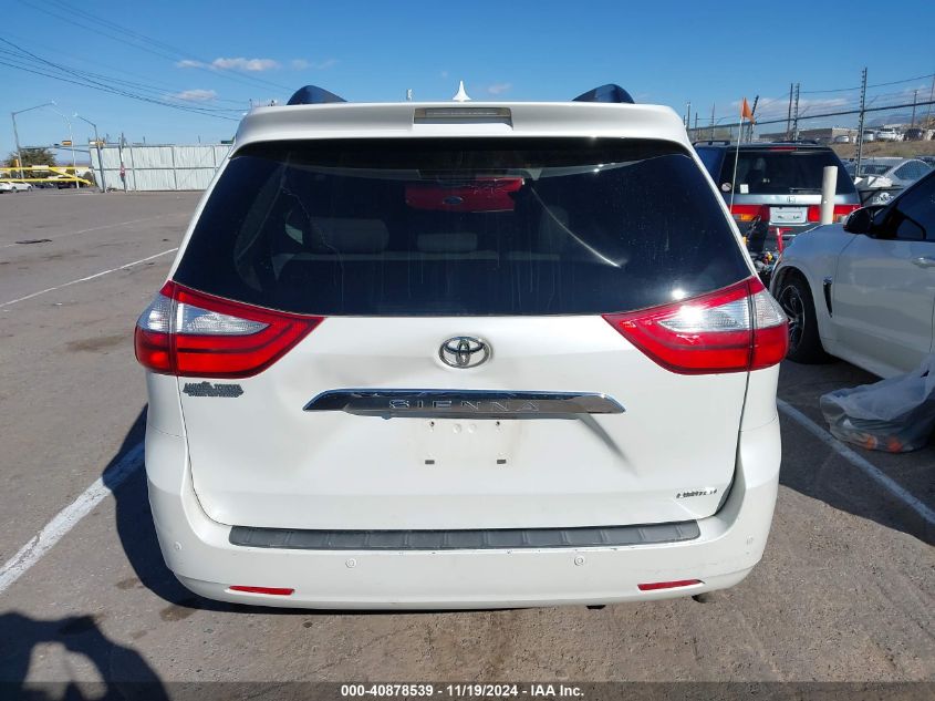 2016 Toyota Sienna Limited Premium 7 Passenger VIN: 5TDYK3DC1GS728176 Lot: 40878539