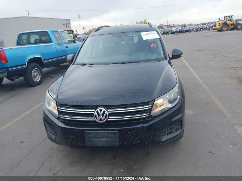 2016 Volkswagen Tiguan S VIN: WVGBV7AX4GW600389 Lot: 40878552