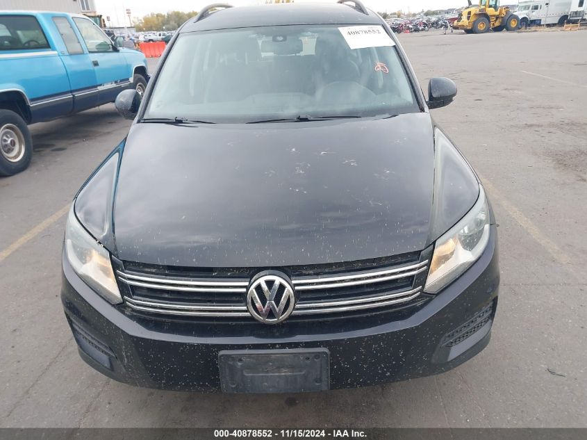 2016 Volkswagen Tiguan S VIN: WVGBV7AX4GW600389 Lot: 40878552